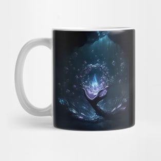 A Hand Holding A Sacred Crystal - Ai Art Mug